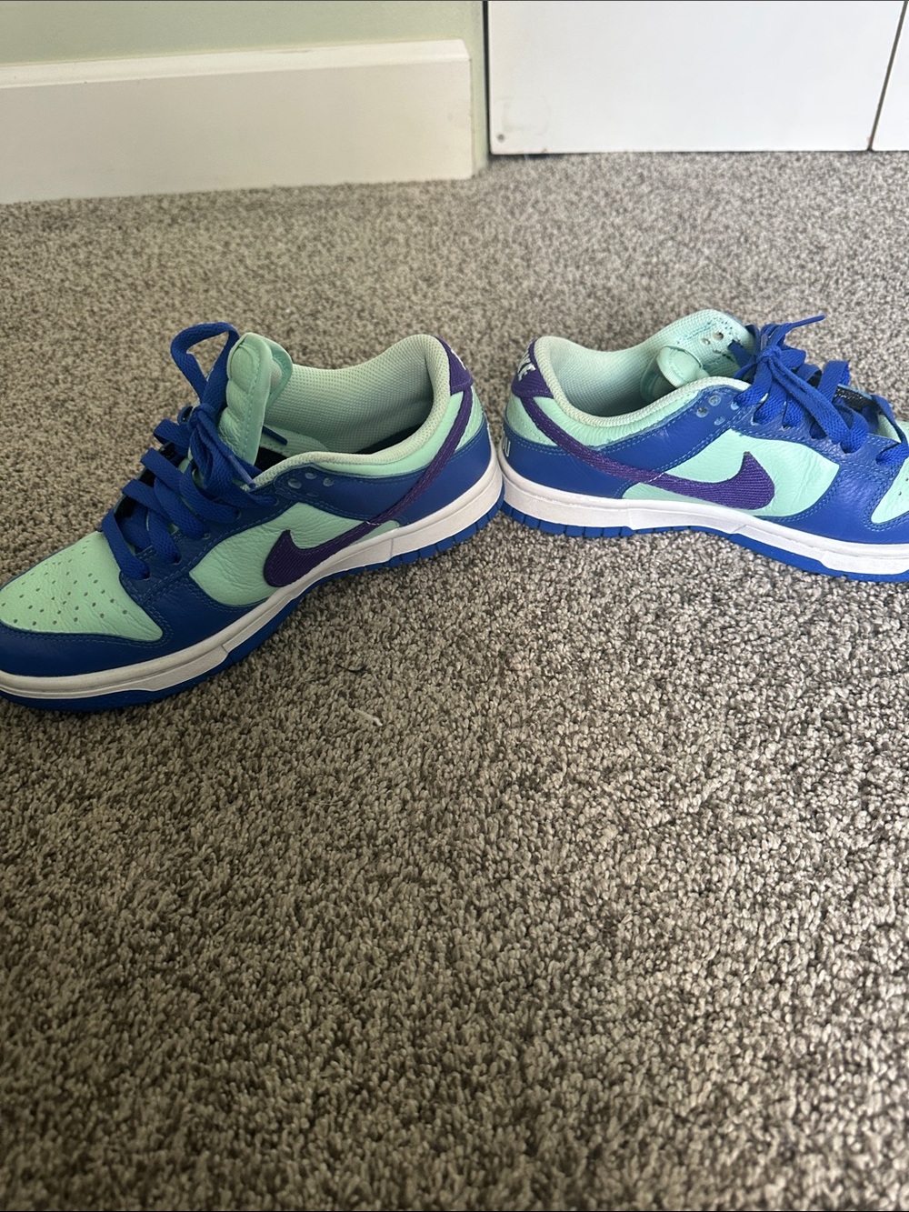 Nike Mint & Royal Blue Low-Top Sneakers - Picture 5 of 6